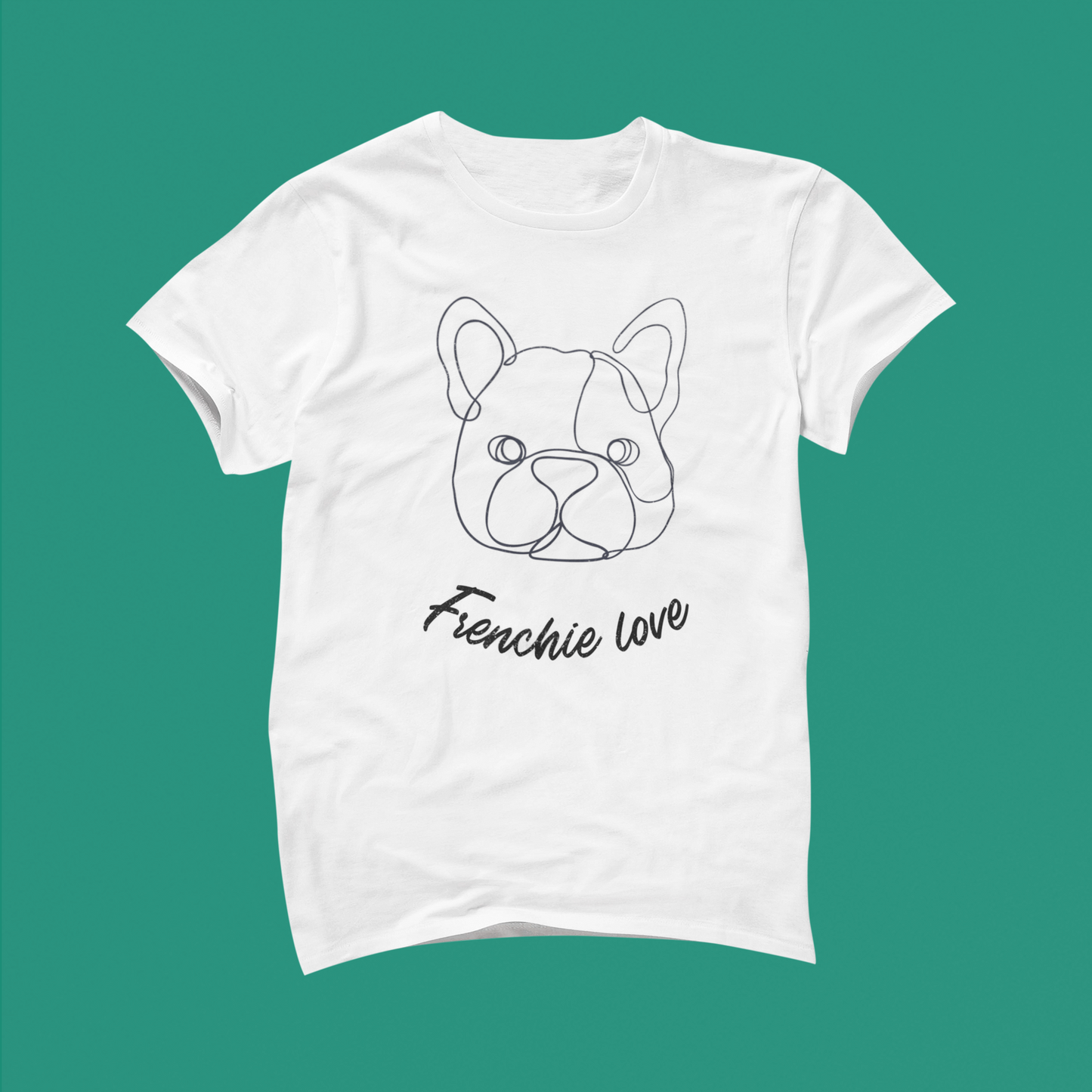 Frenchie Love Print T-Shirt