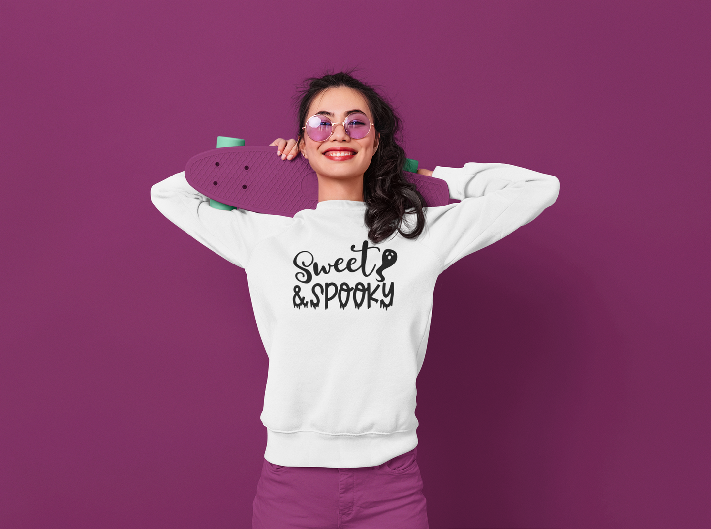 Sweet and Spooky sweatshirt, Halloween Sweatshirt, Spooky, Halloween.